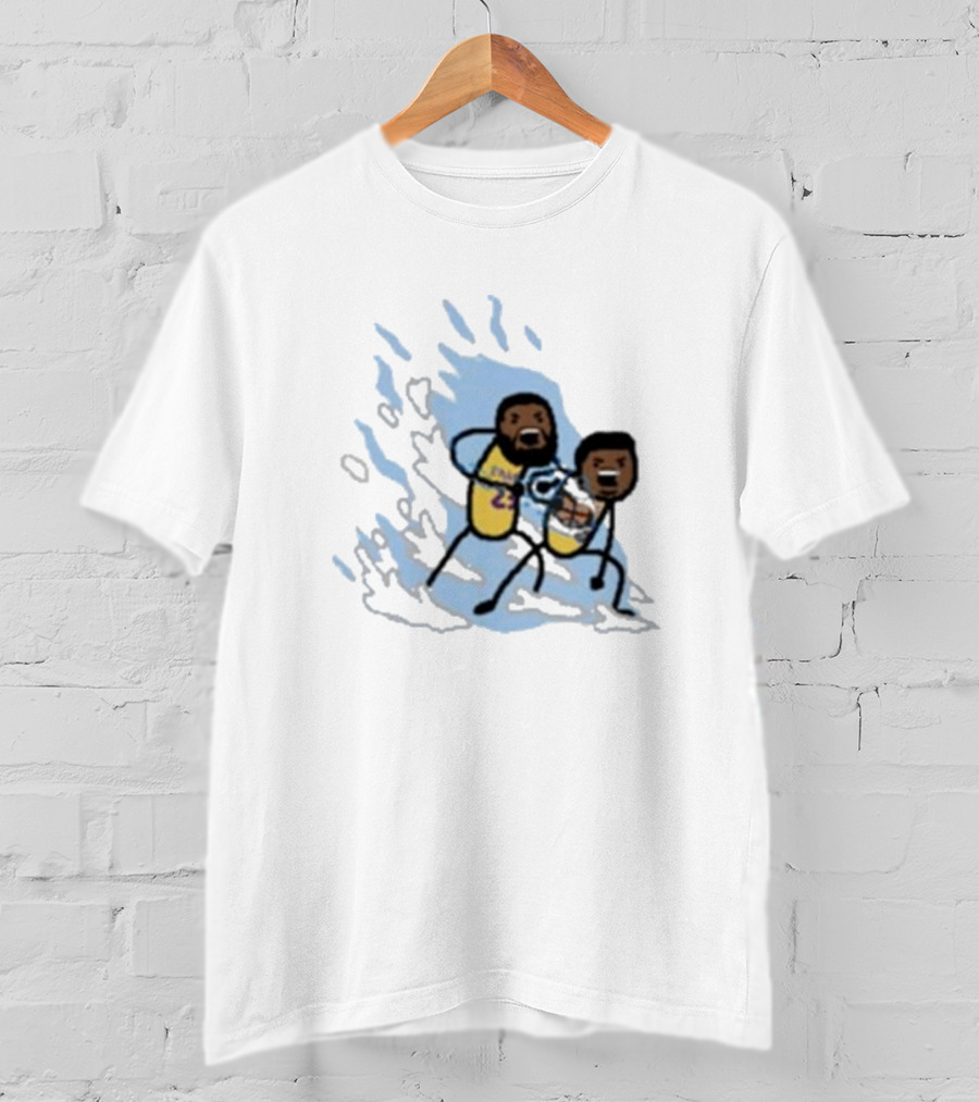 Father And Son Kamehameha Lakers Basketball Fusion T-Shirt