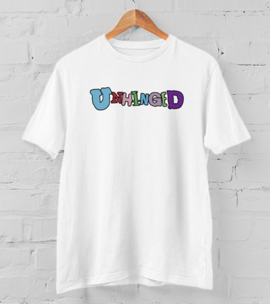 Garrett Watts Things By Garrett Unhinged Colorful Letters T-Shirt