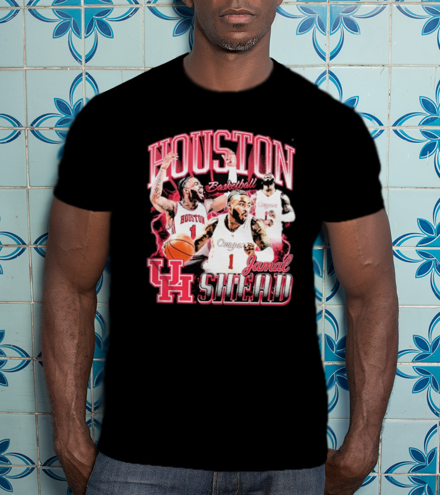 Jamal Shead Houston Cougars Basketball U H T-Shirt