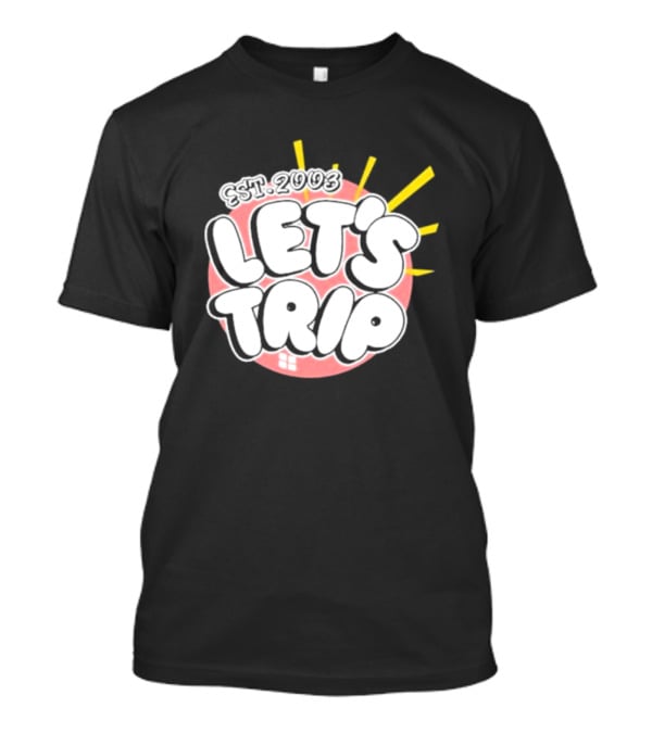 Let's Trip Bubble Est 2003 Sunburst T-Shirt