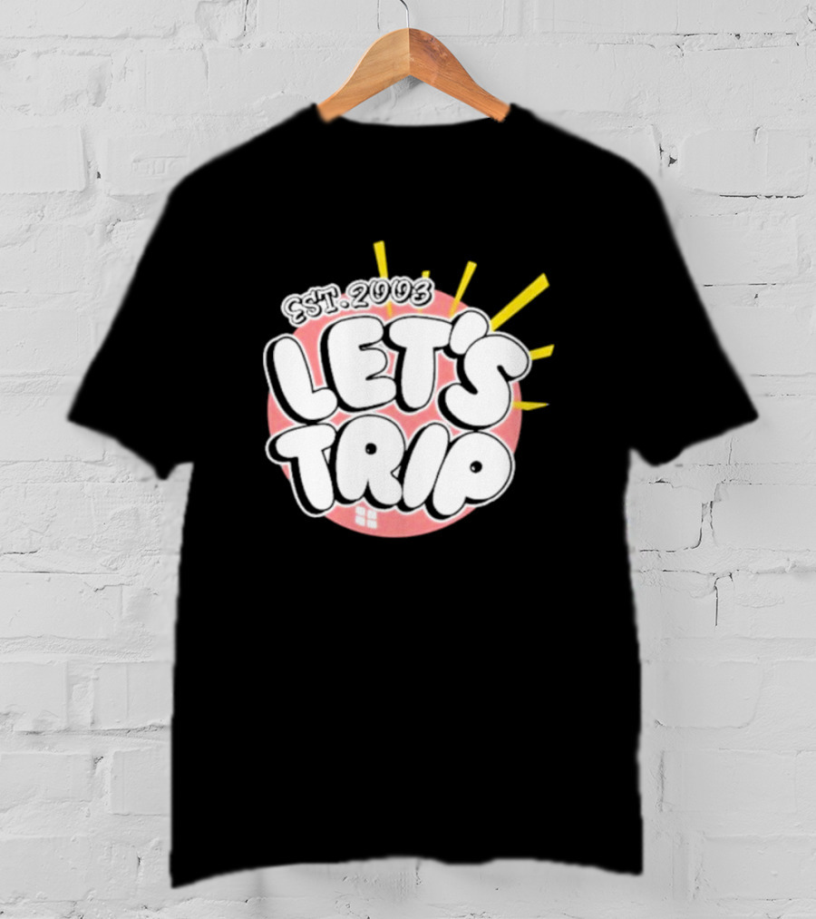 Let's Trip Bubble Est 2003 Sunburst T-Shirt
