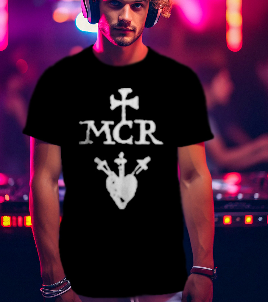 MCR From The Earth To The Morgve Heart Cross Symbol In Aeternum T-Shirt