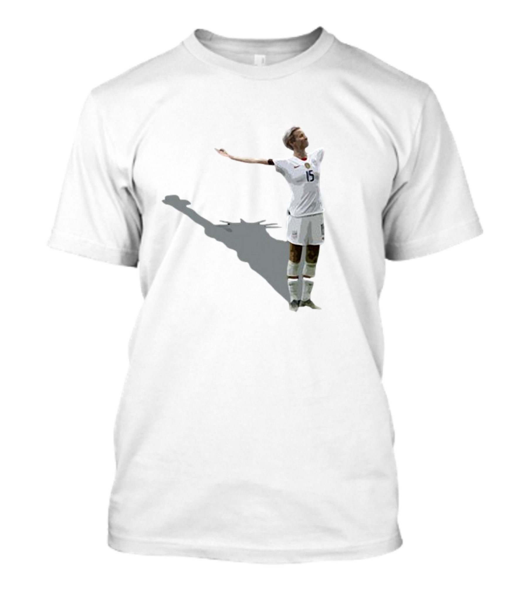 Megan Rapinoe Women's Soccer USA Celebration Statue Of Liberty Shadow T-Shirt