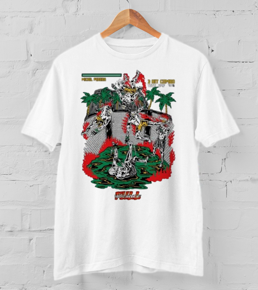 Michel Pereira Full Violence 8 Hit Combo Total Opp KO High T-Shirt