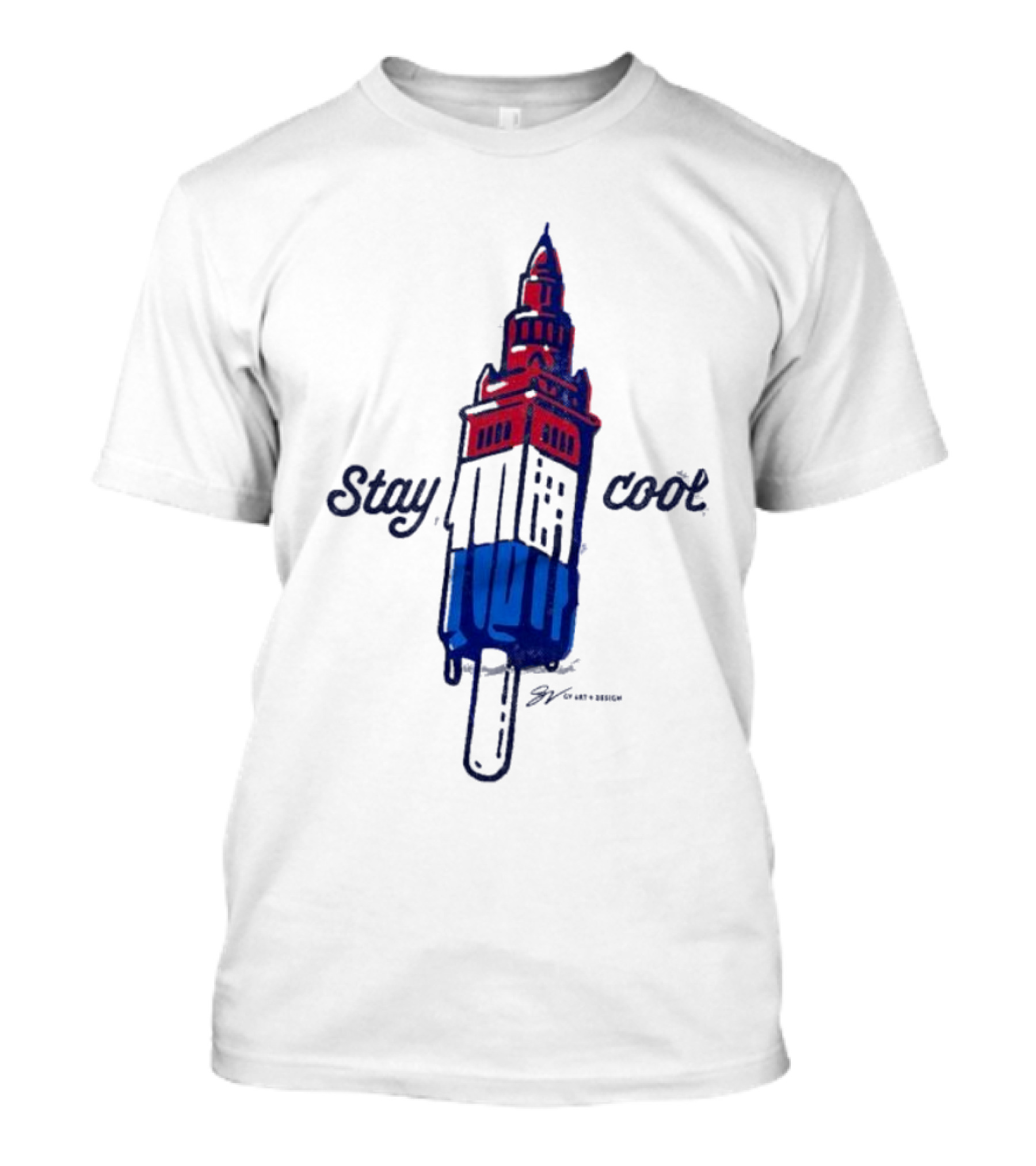Stay Cool Cleveland Tower Popsicle T-Shirt