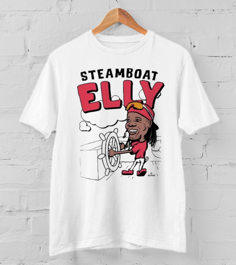 STEAMBOAT ELLY Elly De La Cruz Wheel Turner Cartoon T-Shirt