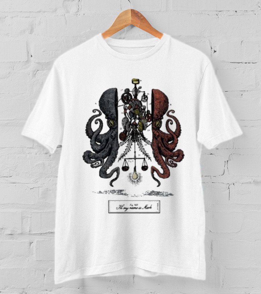 Hi My Name Is Mark Octopus Dissection T-Shirt