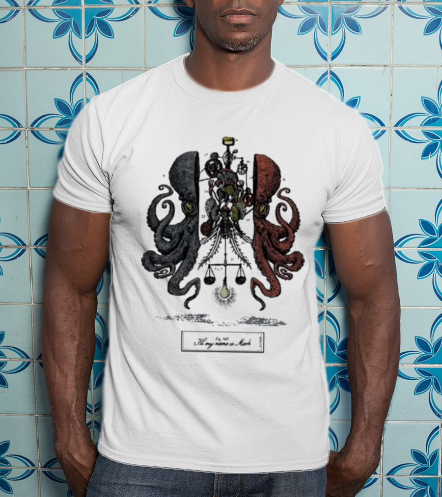 Hi My Name Is Mark Octopus Dissection T-Shirt