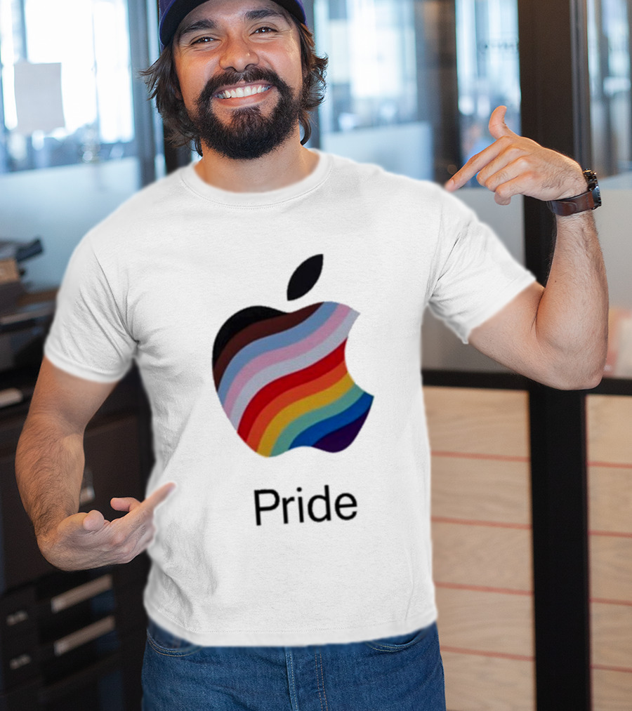Apple Pride Rainbow T-Shirt