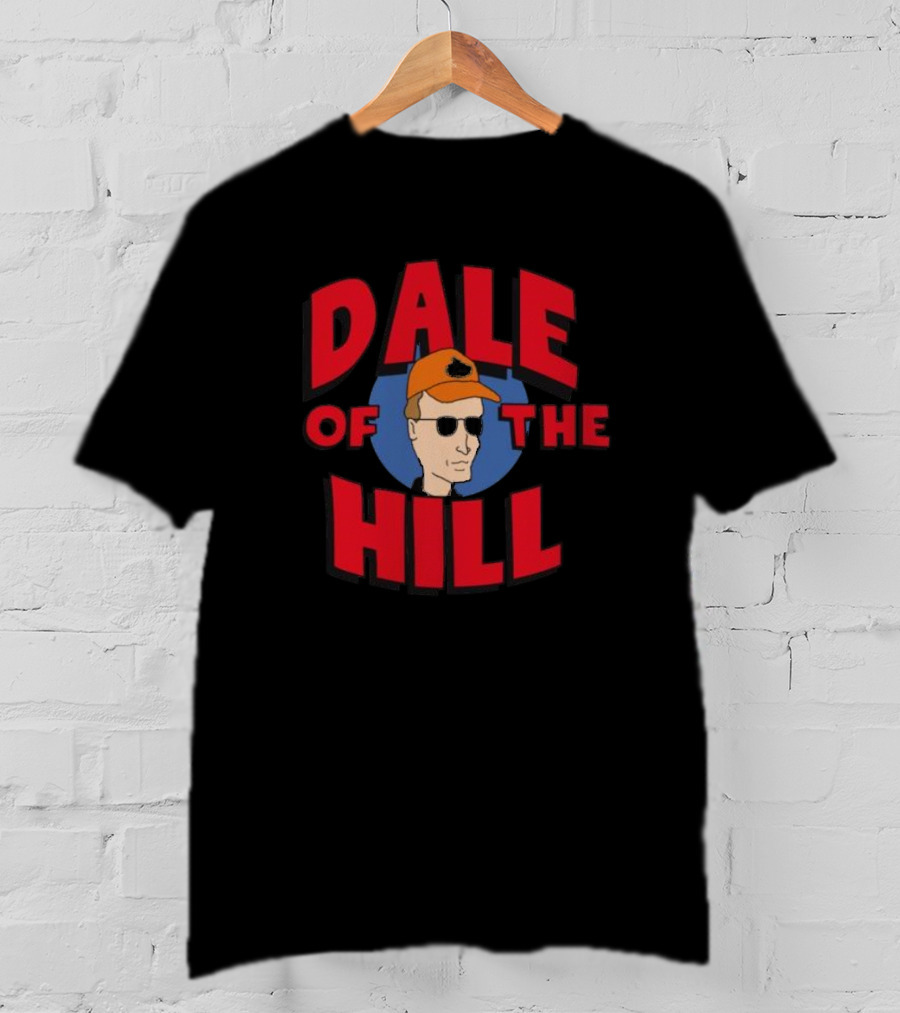 Dale Of The Hill King Of The Hill Character With Sunglasses And Orange Hat T-Shirt
