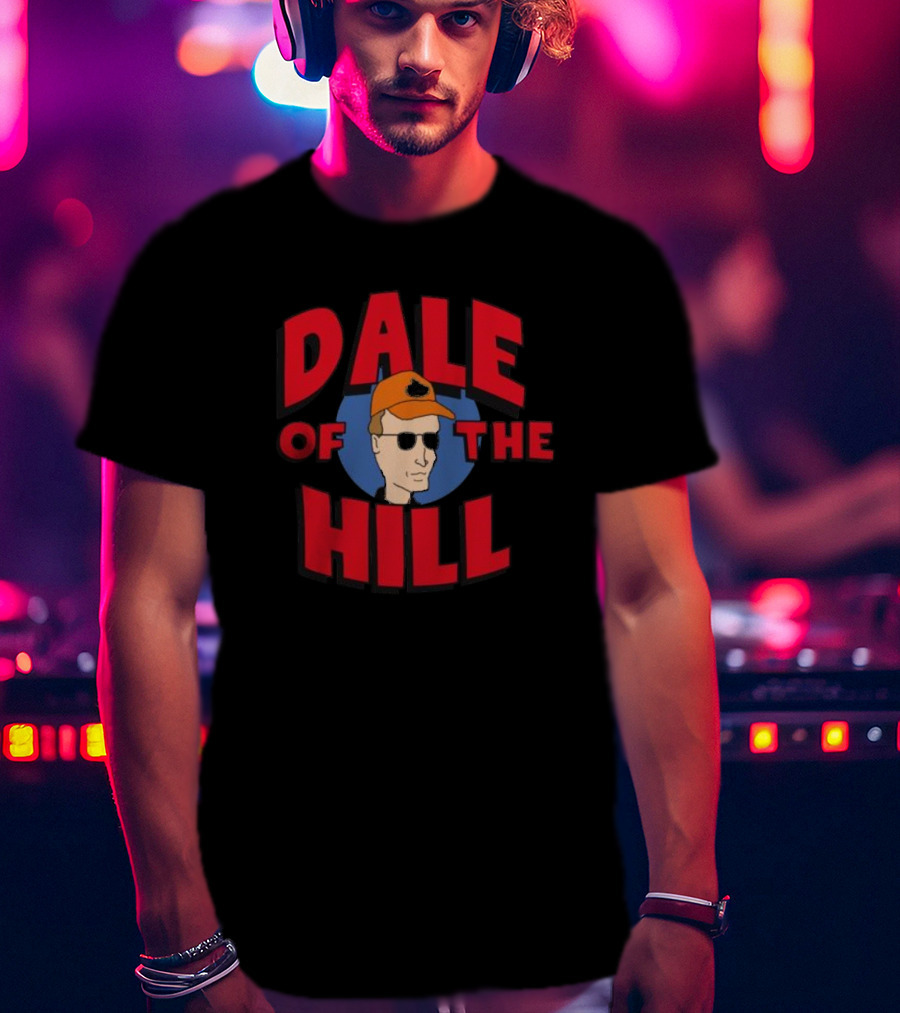 Dale Of The Hill King Of The Hill Character With Sunglasses And Orange Hat T-Shirt