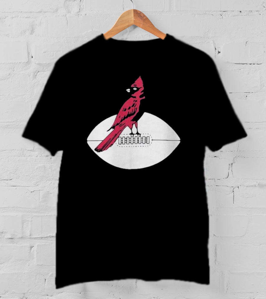 Arizona Cardinals Vintage Cardinal On Football T-Shirt