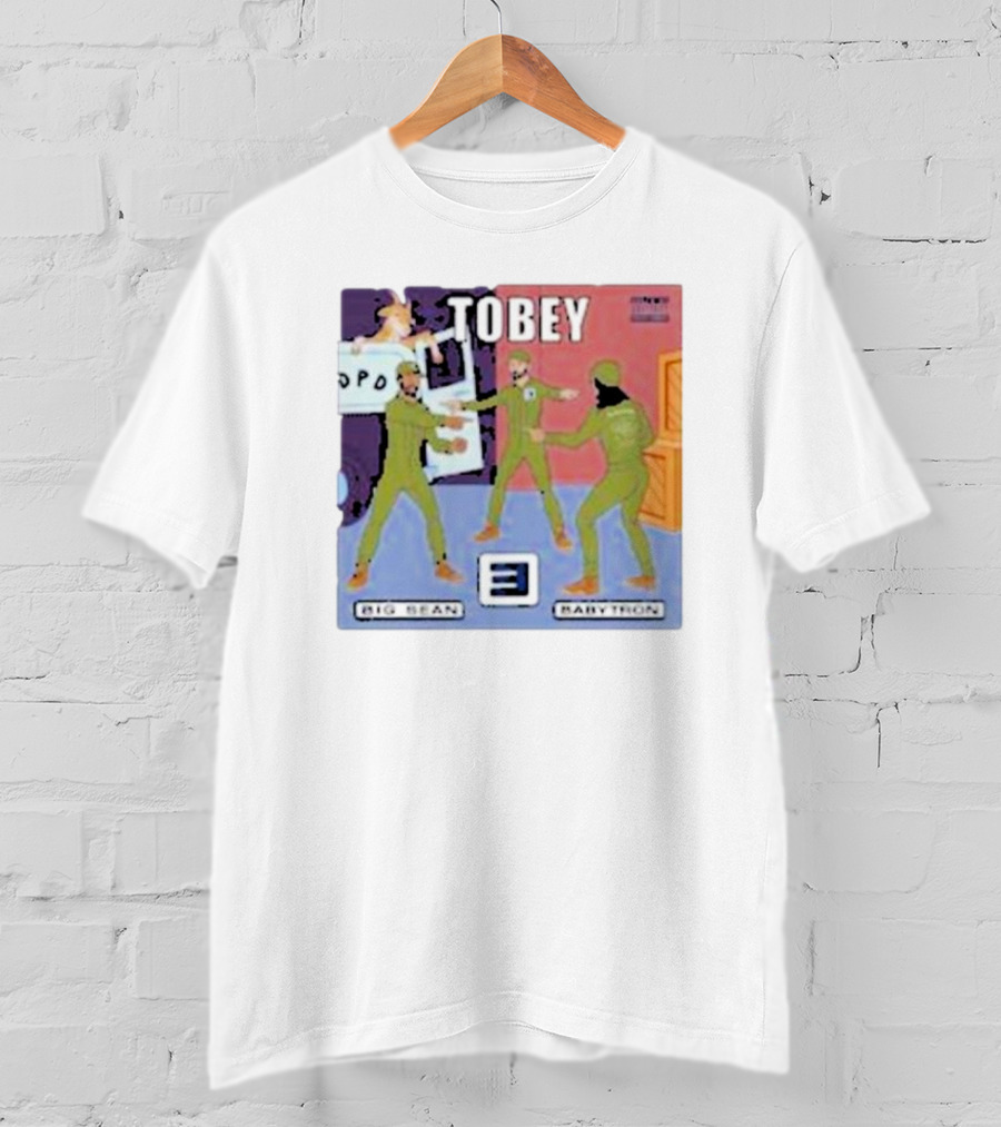 Eminem Tobey Big Sean BabyTron Meme Three Spider-Men Arms T-Shirt