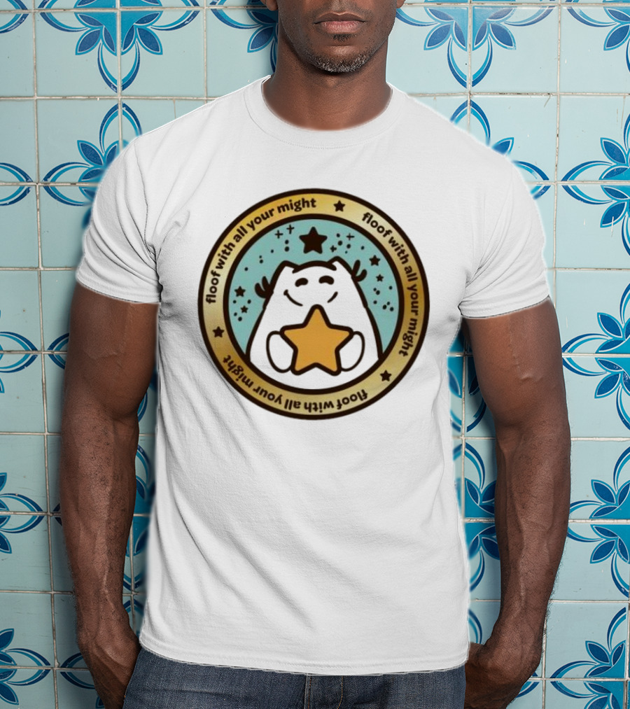 Floof With All Your Might Starry Circle Logo Est 2005 T-Shirt