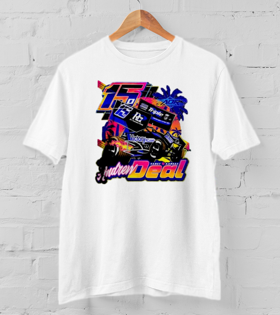 15 Andrew Deal Victory KC Motorsports Caney Kansas Racing T-Shirt