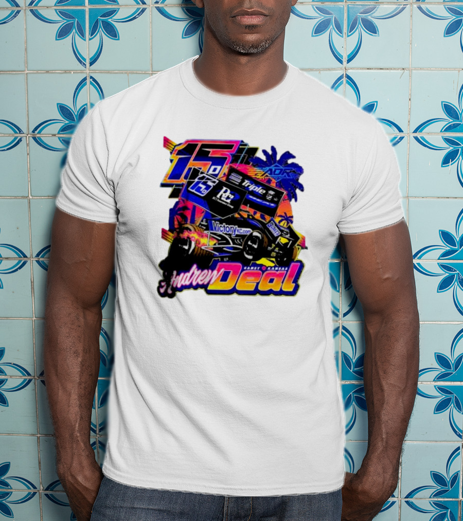 15 Andrew Deal Victory KC Motorsports Caney Kansas Racing T-Shirt