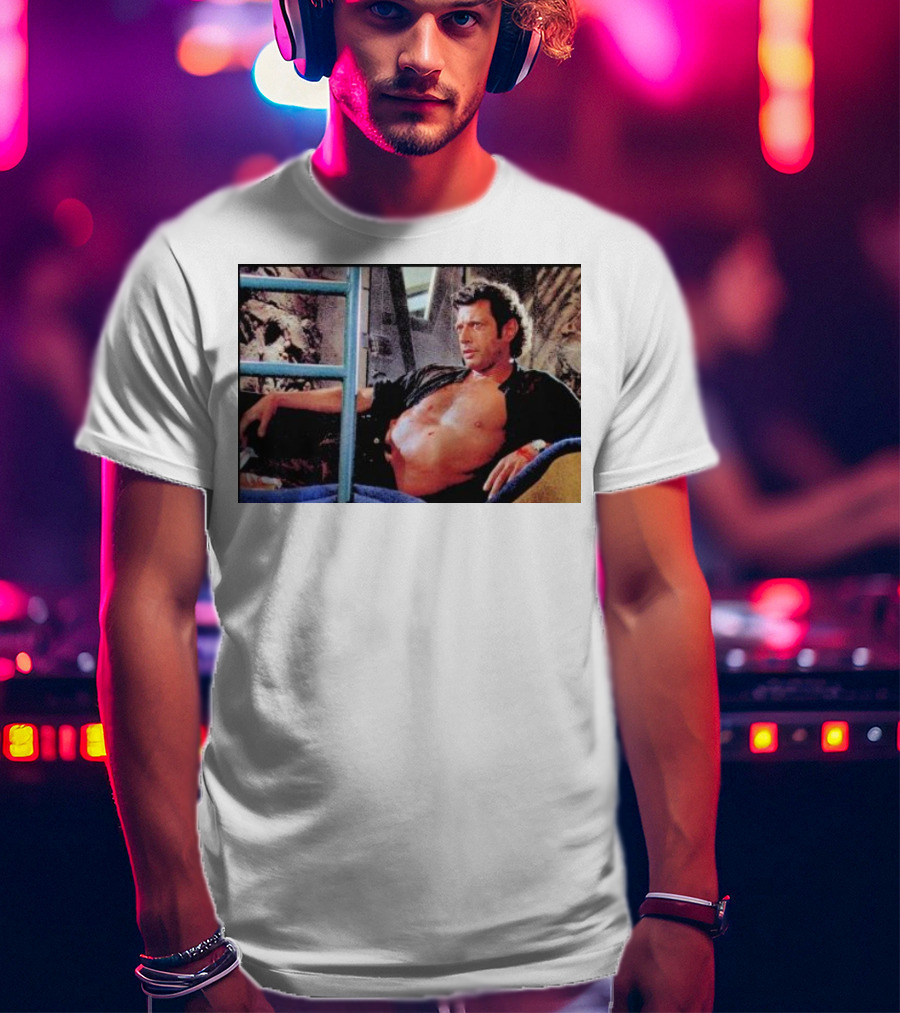 Ian Malcolm Jurassic Park Iconic Scene T-Shirt