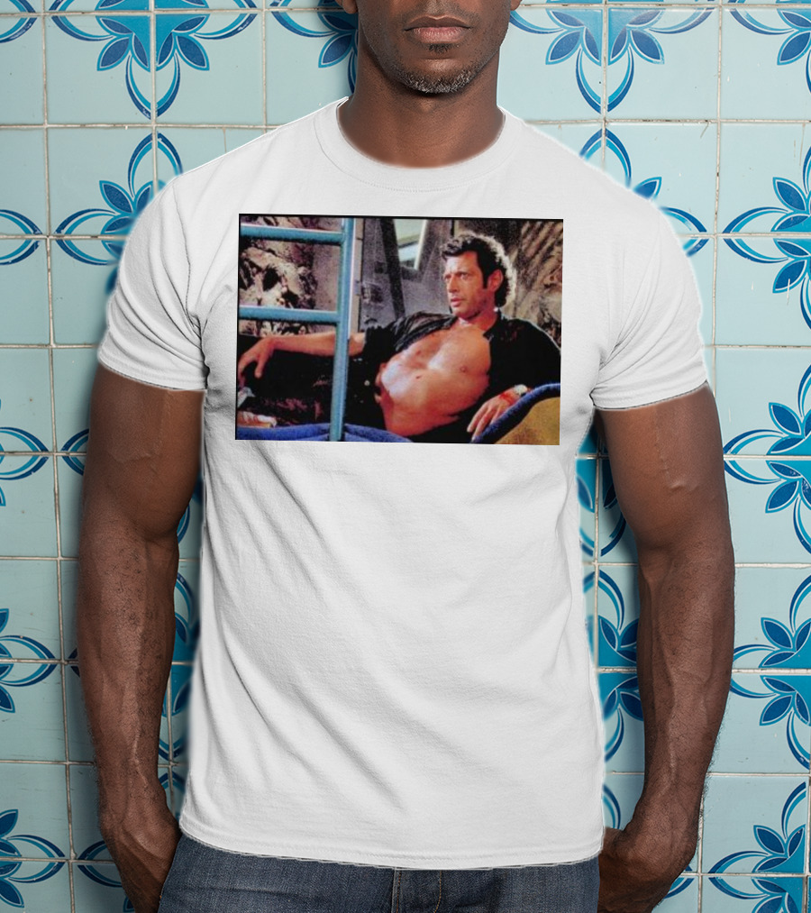 Ian Malcolm Jurassic Park Iconic Scene T-Shirt