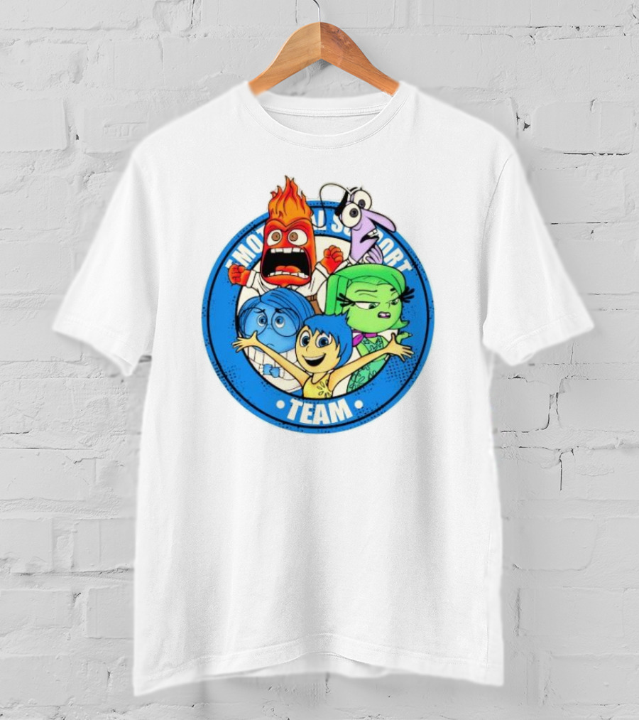 Emotional Support Team Inside Out Characters Riley's Emotions T-Shirt