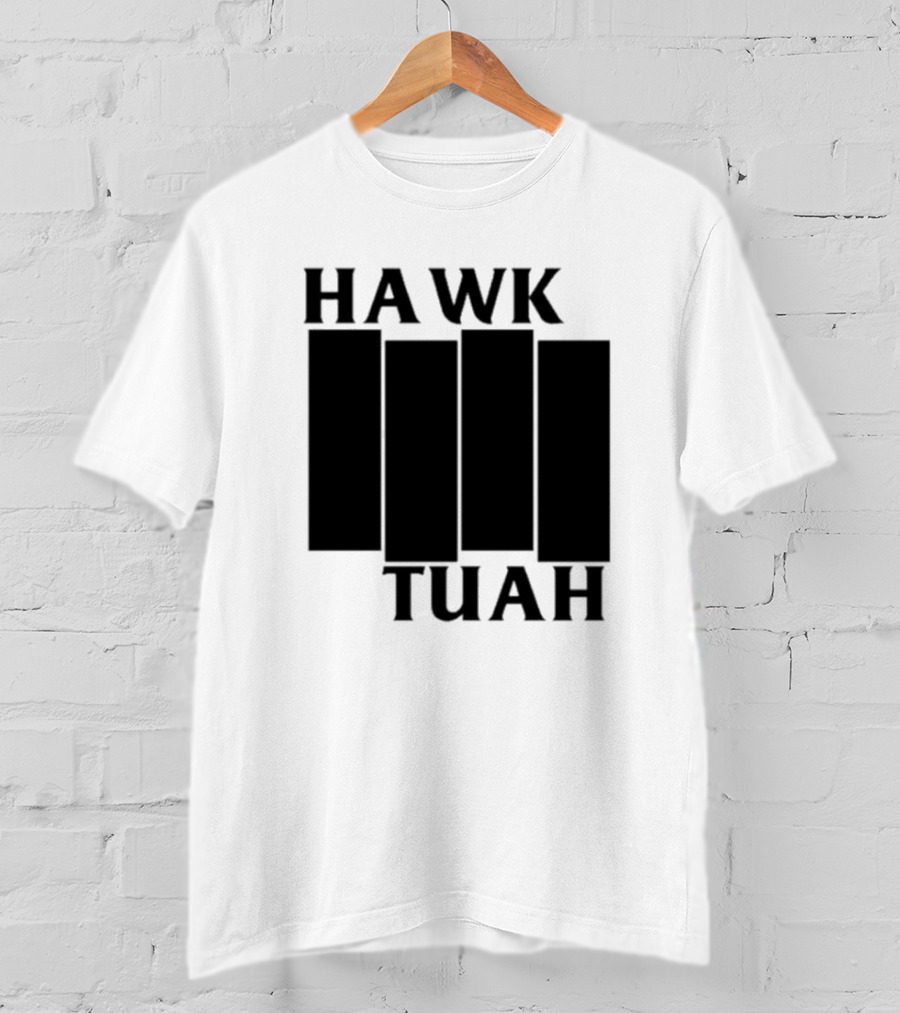 Hawk Tuah Black Flag T-Shirt