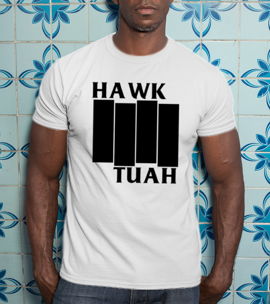 Hawk Tuah Black Flag T-Shirt