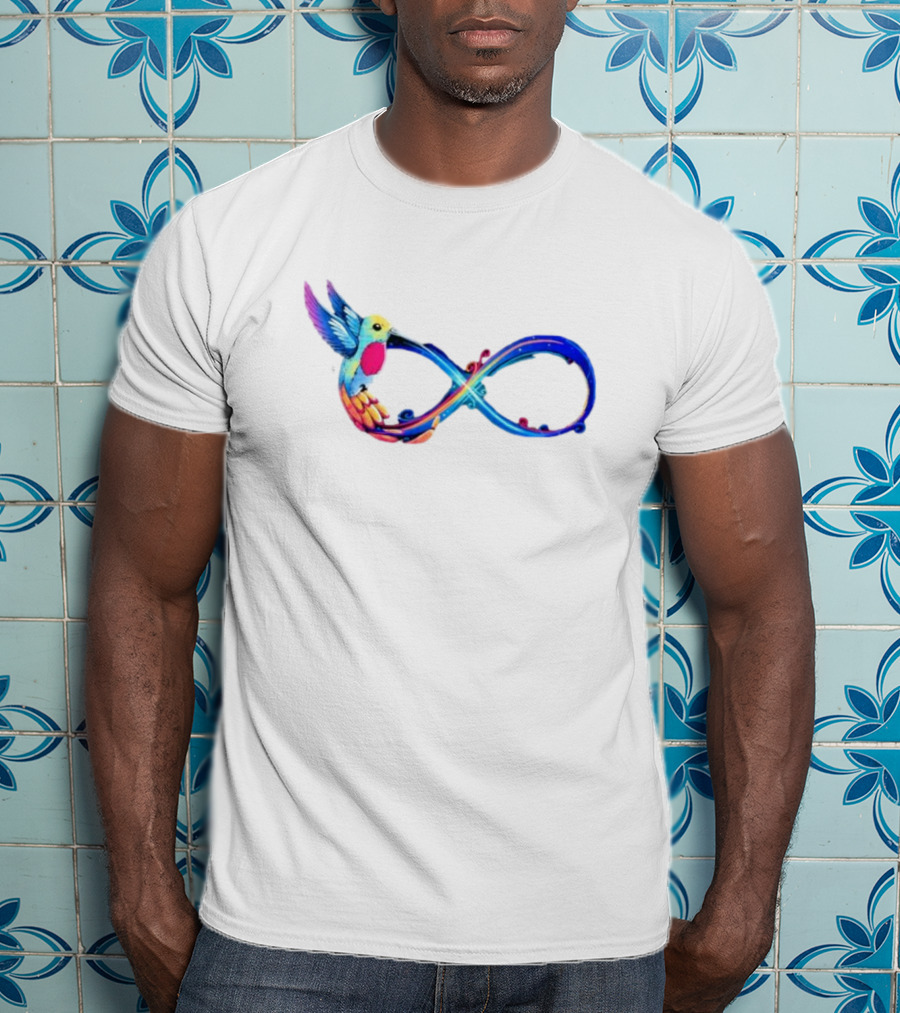 Infinity Colorful Bird T-Shirt