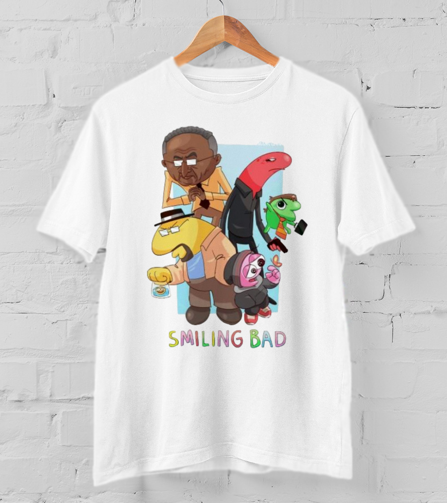 Smiling Bad Characters Joolianee Inspired Cartoon T-Shirt