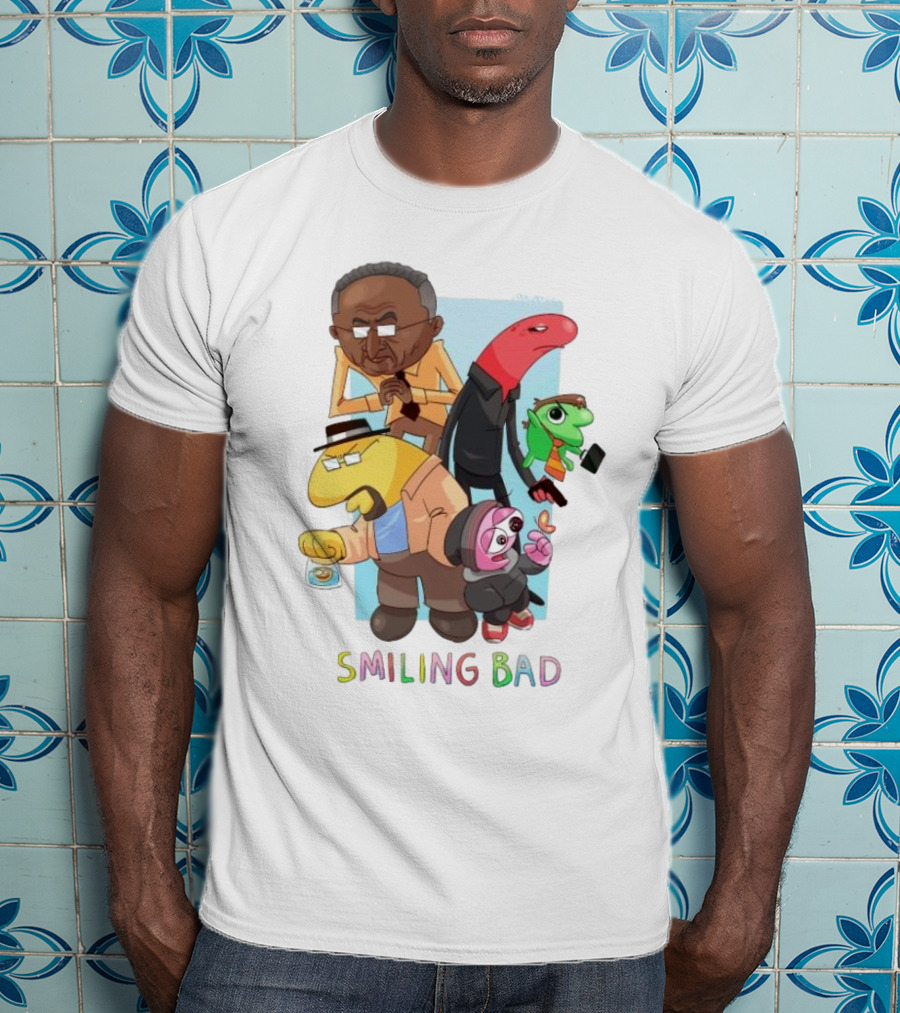 Smiling Bad Characters Joolianee Inspired Cartoon T-Shirt