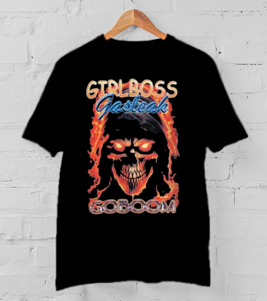 GIRLBOSS GASTEAK FIRE SKULL GOBOOM T-Shirt