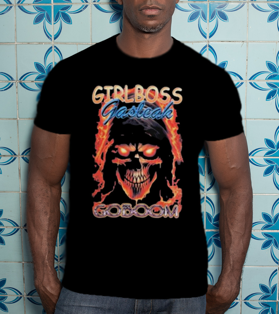 GIRLBOSS GASTEAK FIRE SKULL GOBOOM T-Shirt