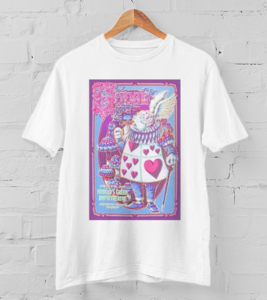 Goose At Fiddler's Green Amphitheatre Denver Wonderland T-Shirt
