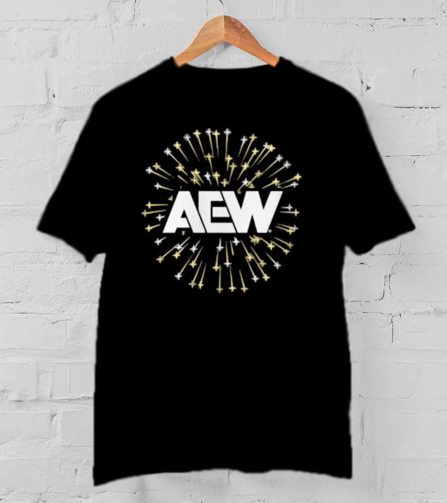 AEW Firework Burst T-Shirt