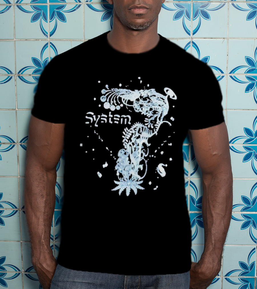 System 7 Unique Floral T-Shirt