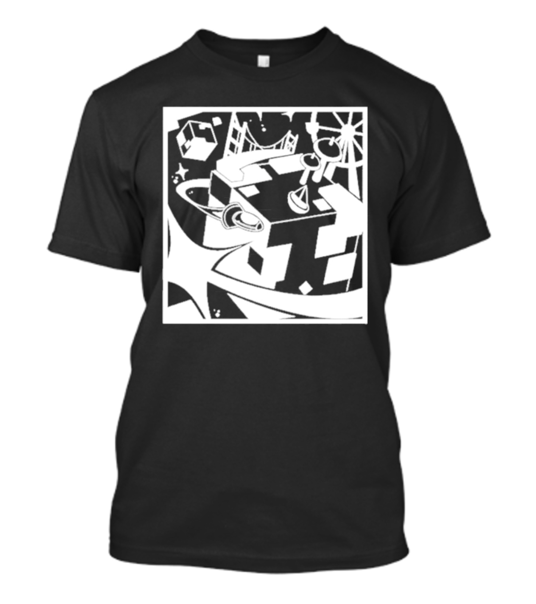 Tallulah Richarlyson Tilin QSMP Egg Surreal Cityscape Blocks Space T-Shirt