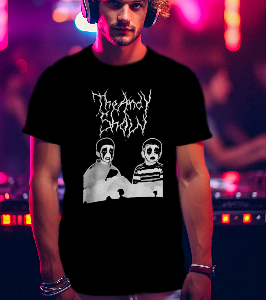 The Andy Show Corpse Paint Black Metal Duo T-Shirt