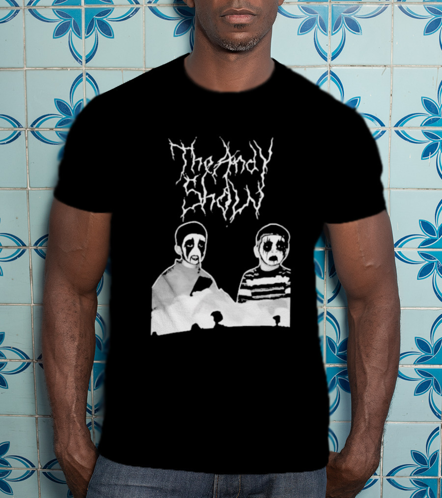 The Andy Show Corpse Paint Black Metal Duo T-Shirt