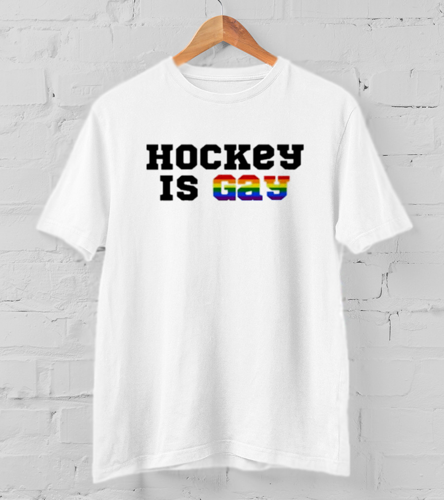 Bsh Pride Hockey Is Gay T-Shirt
