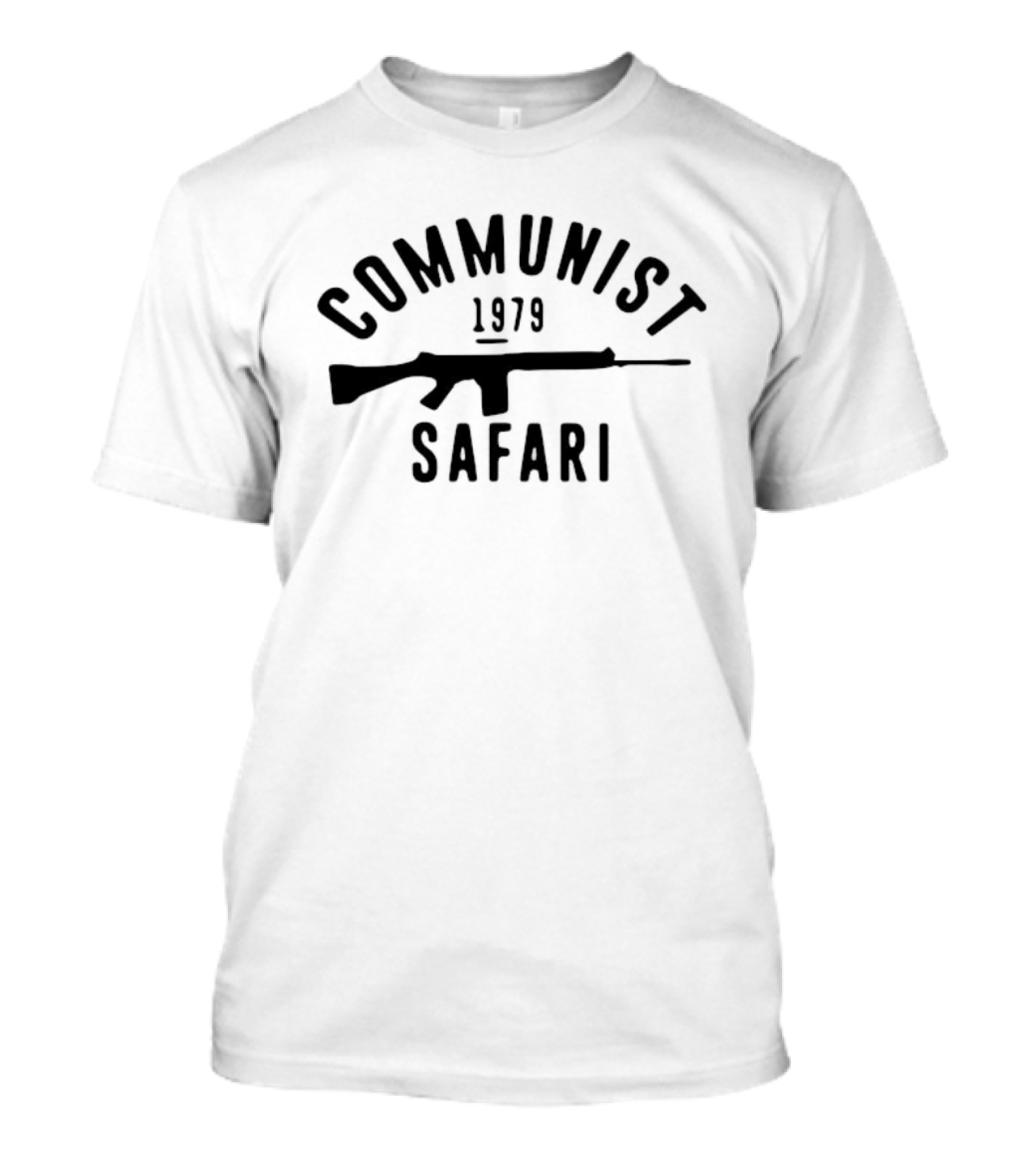 COMMUNIST SAFARI 1979 AK-47 T-Shirt