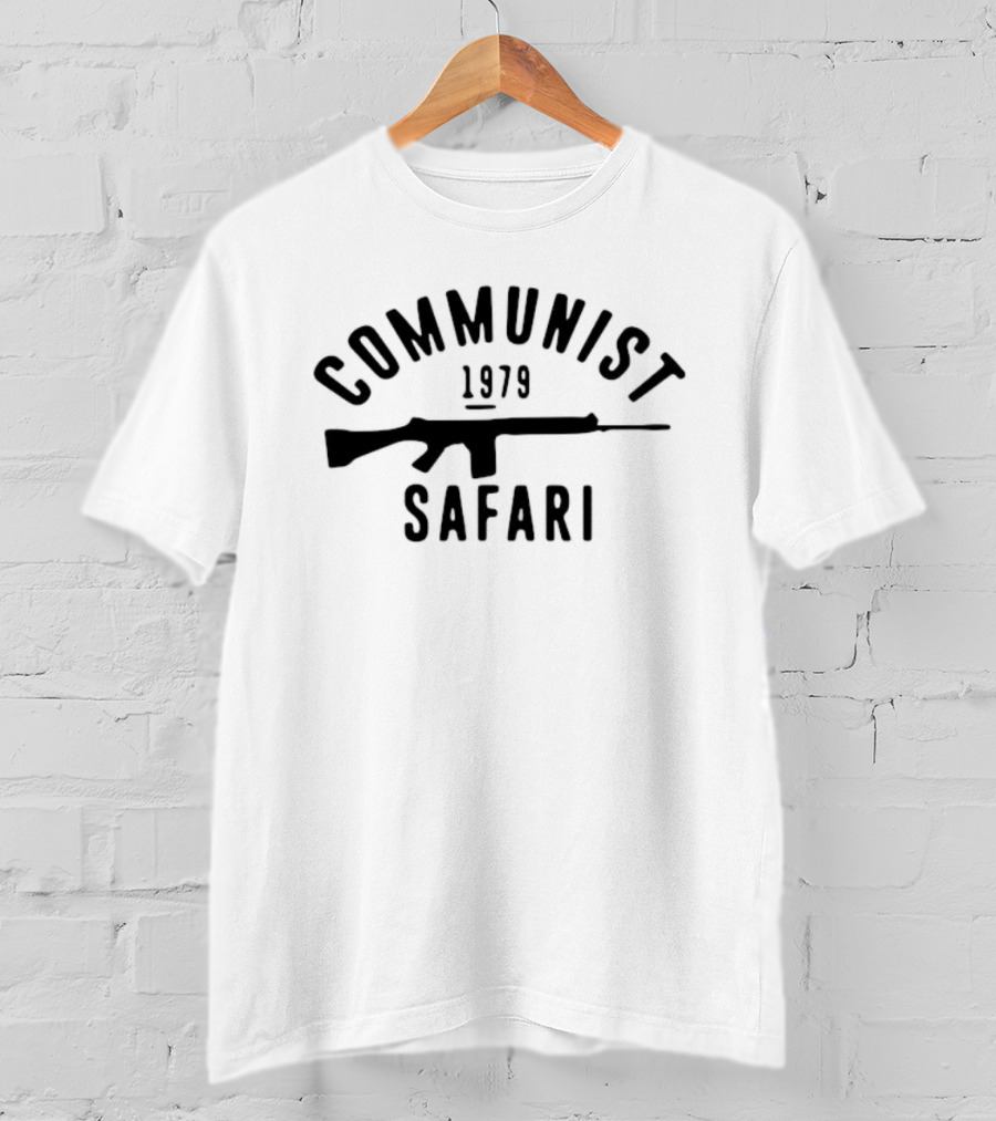 COMMUNIST SAFARI 1979 AK-47 T-Shirt