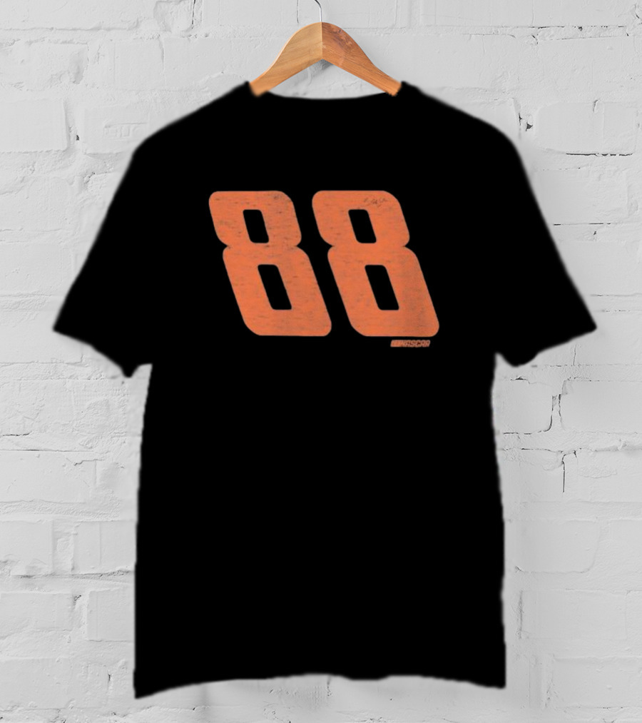 NASCAR Dale Earnhardt Jr. #88 Black Franklin 47 Racing T-Shirt