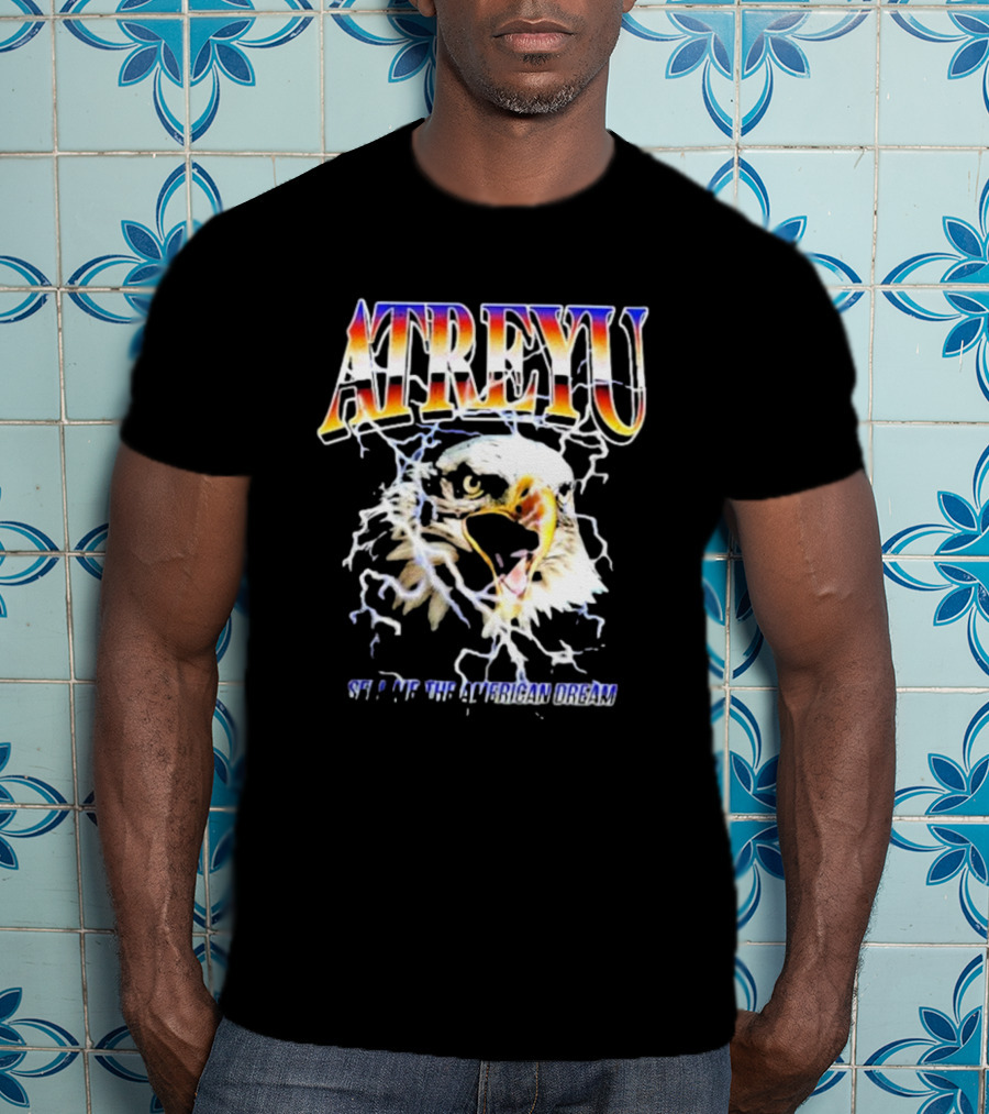 ATREYU Set Me The American Dream Eagle Lightning T-Shirt