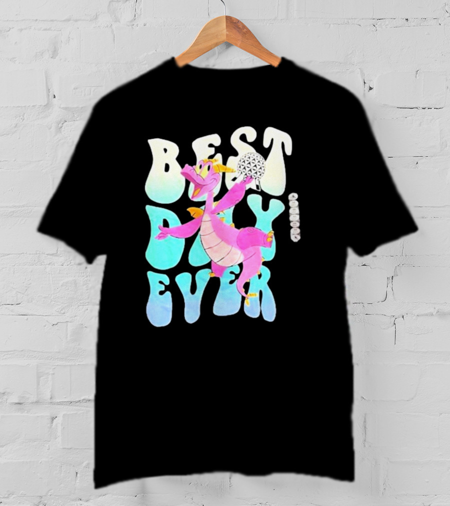 Best Day Ever Figment Dragon Epcot Spaceship Earth T-Shirt
