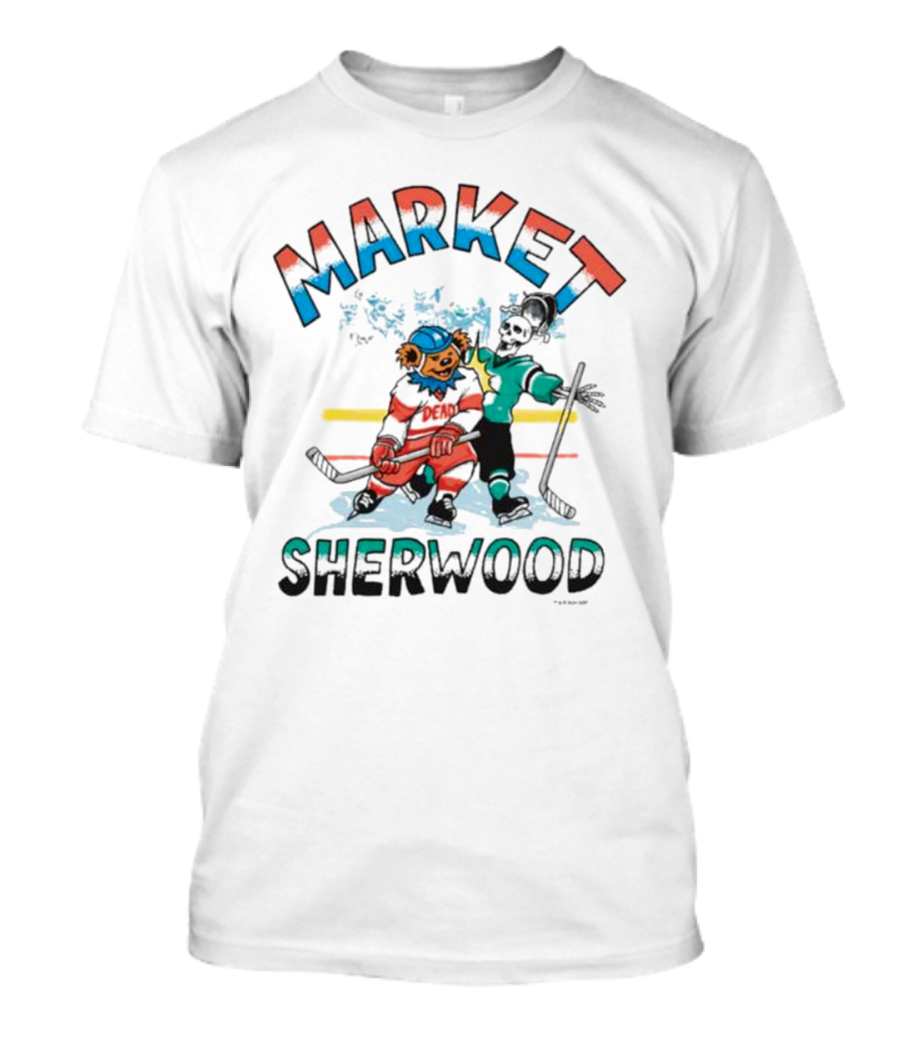 Sherwood Gd Bender Market Hockey Bear T-Shirt