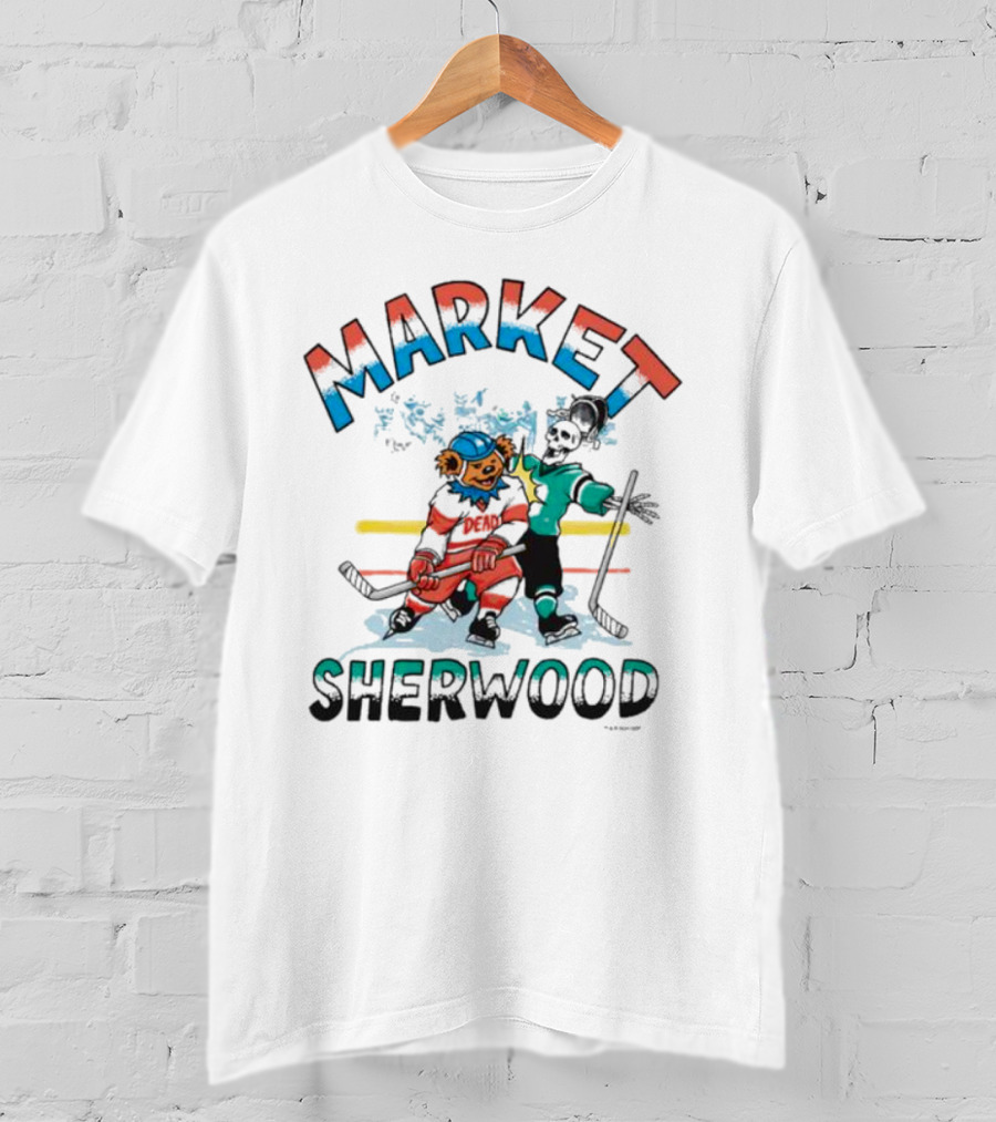 Sherwood Gd Bender Market Hockey Bear T-Shirt