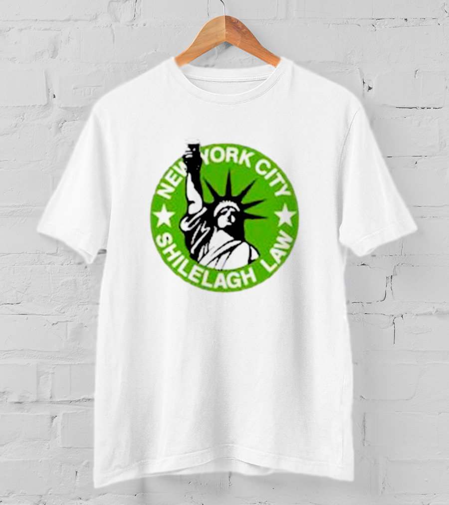 New York City Shilelagh Law Statue Of Liberty Beer T-Shirt