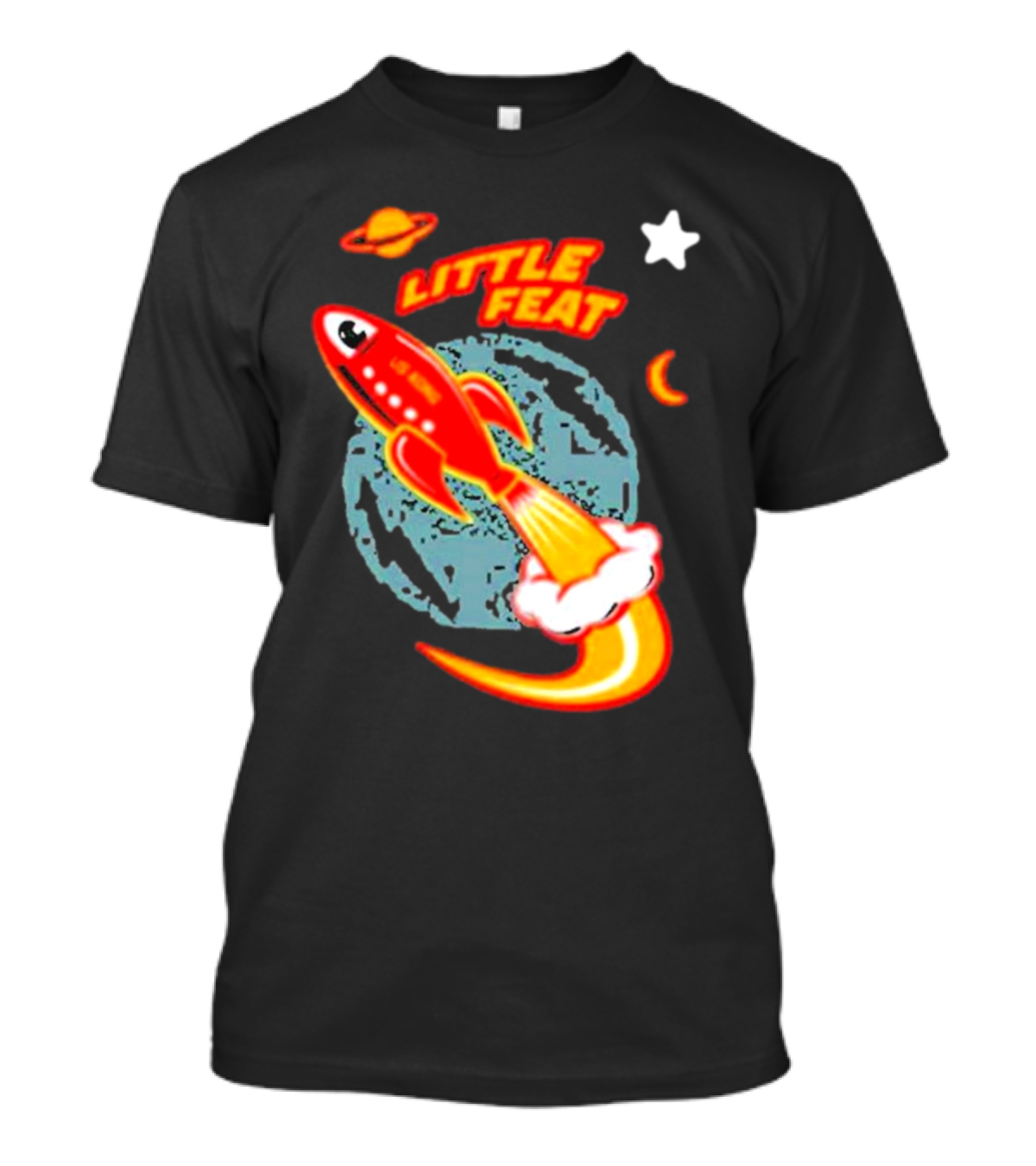 Little Feat Rocketship Planetary Adventure T-Shirt