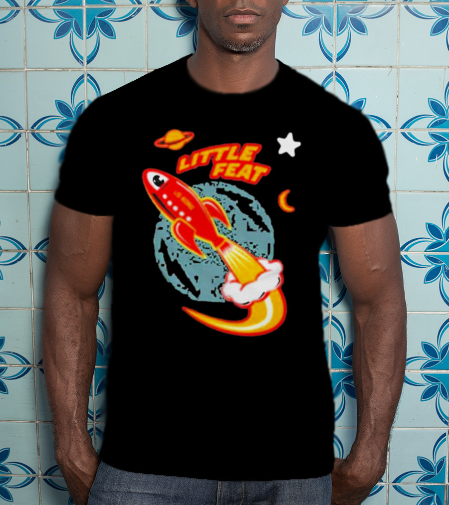 Little Feat Rocketship Planetary Adventure T-Shirt