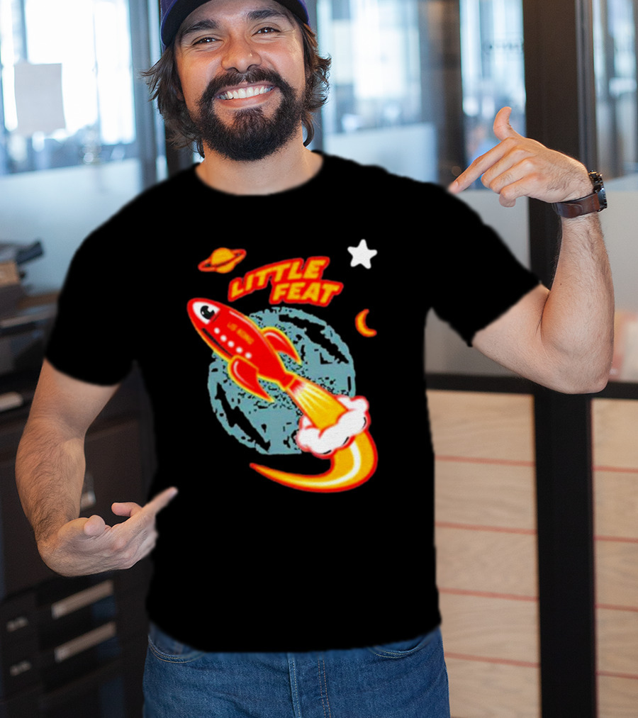 Little Feat Rocketship Planetary Adventure T-Shirt