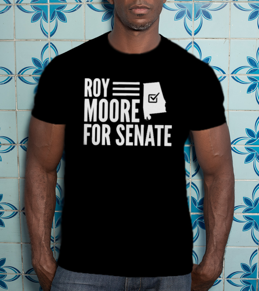 Roy Moore For Senate Alabama Checkmark Icon Campaign T-Shirt