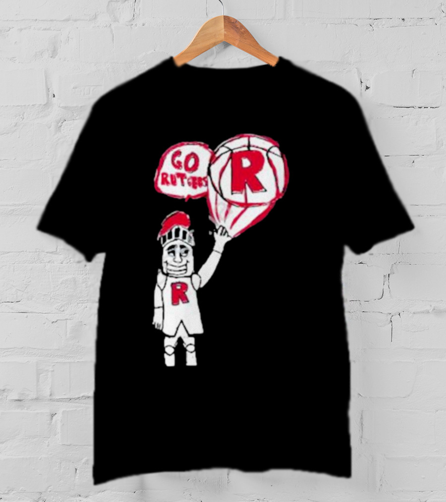 Rutgers Mbb The Blackout Go Rutgers Basketball Knight T-Shirt